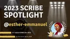 ⭐✍️ SCRIBE SPOTLIGHT 👏🎉 esther-emmanuel ☕♟️🥊 thumbnail