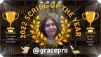 👑 SCRIBE OF THE YEAR 2022 👑 @gracepro 🎉🎉🎉 thumbnail